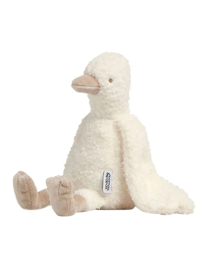 Duckling Beanie Soft Toy in Cream image 1