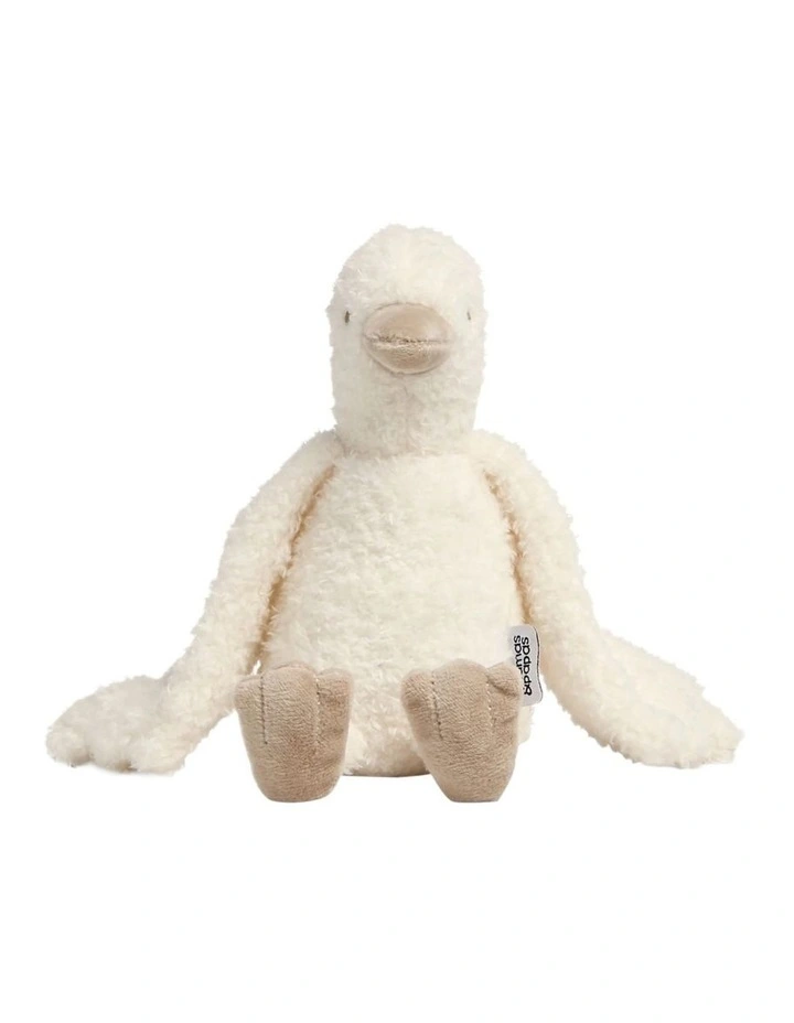 Duckling Beanie Soft Toy in Cream image 2