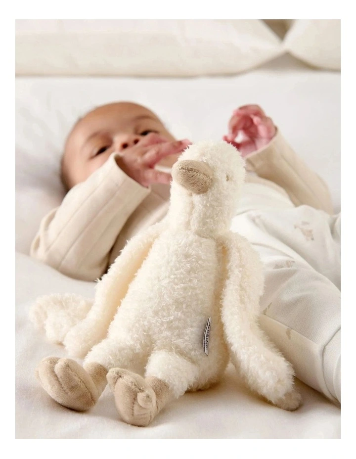 Duckling Beanie Soft Toy in Cream image 4