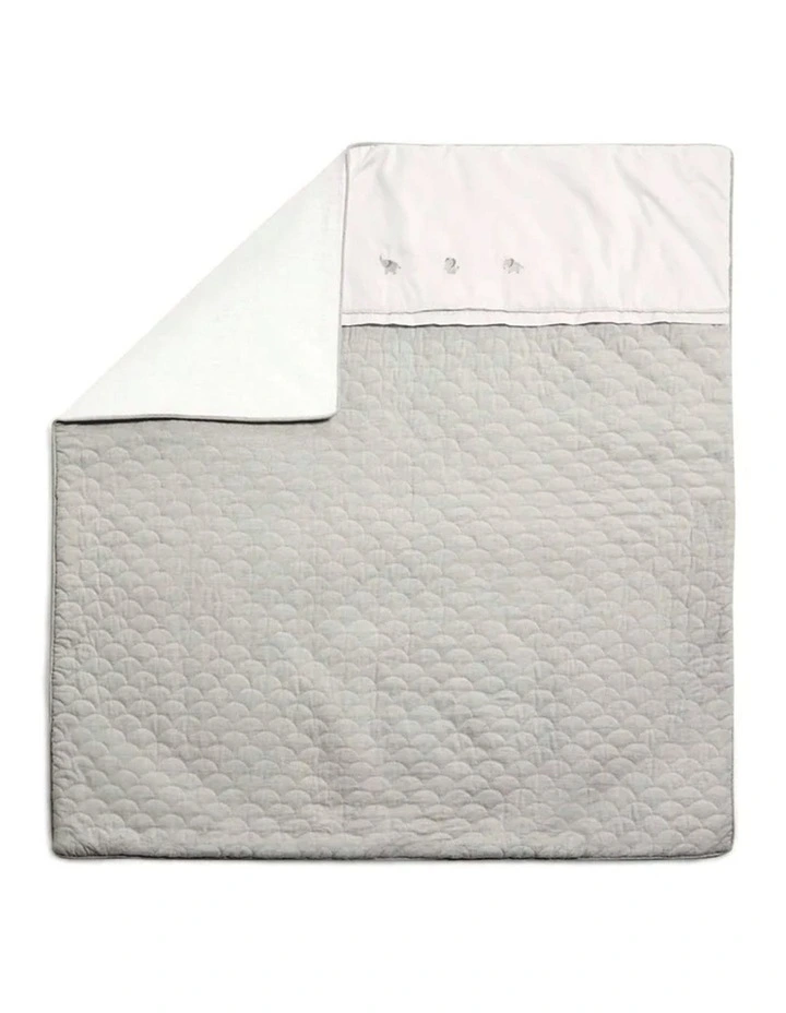 Welcome to the World Quilt in Elephant image 2