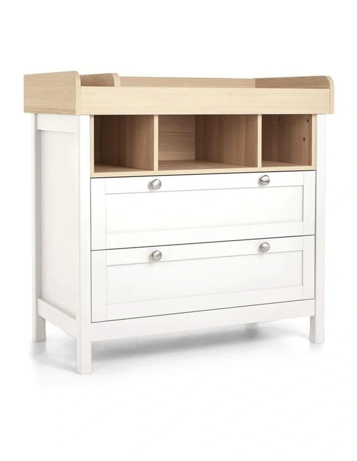 Harwell Toddler Bed 5 Piece Set in White/Natural image 2