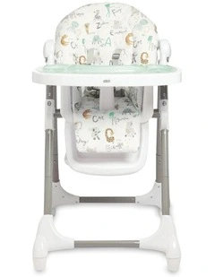Snax Adjustable Highchair in Animal Alphabet