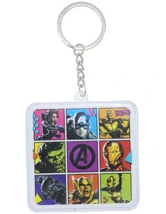 Bright Comic Keyring in Multi