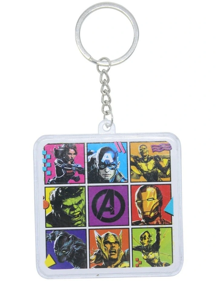 Bright Comic Keyring in Multi image 1