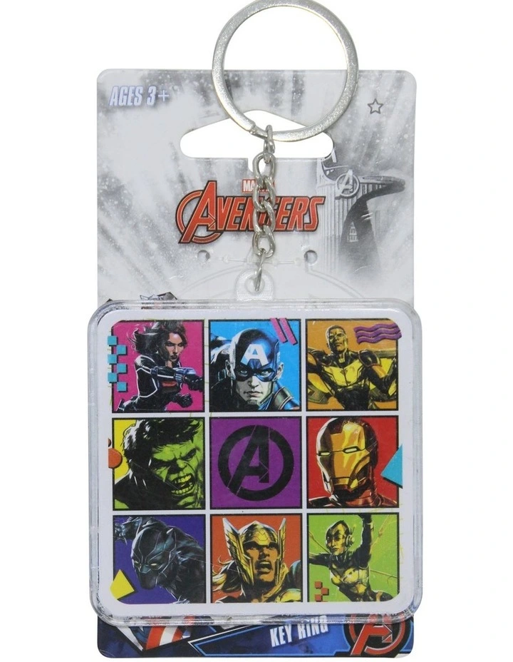 Bright Comic Keyring in Multi image 3