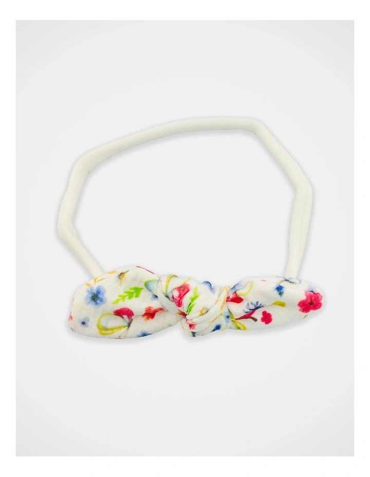 Floral Bow and Flower Hair Wrap 3 Pack image 4