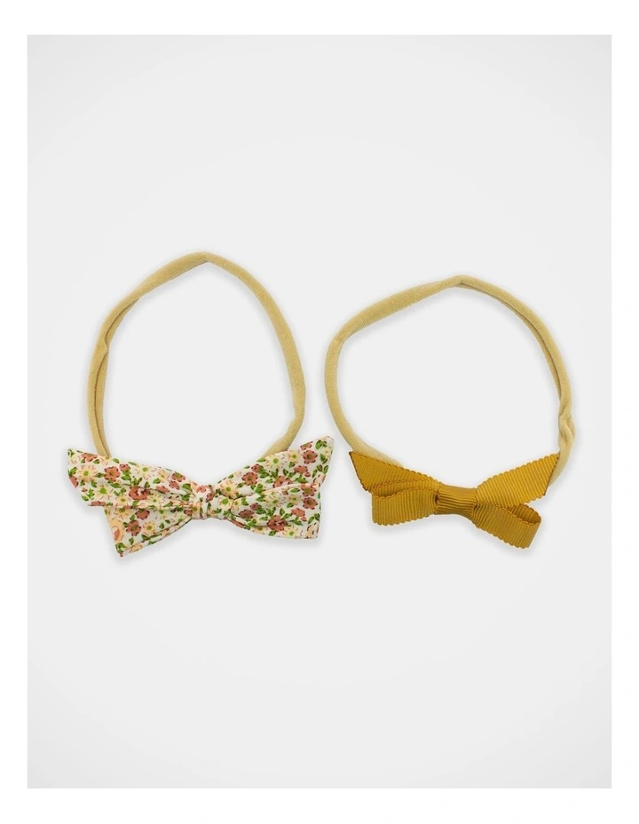 Floral Hair Wrap 7 Pack in Multi image 5