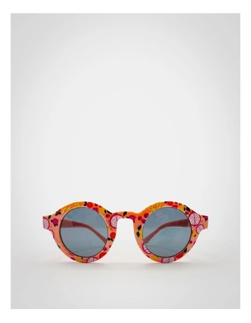 Baby Fruit Print Round Sunglasses in Multi