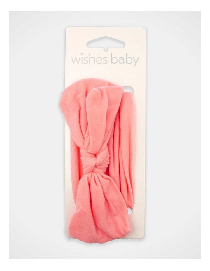 Bow Hair Wrap in Pink image 2