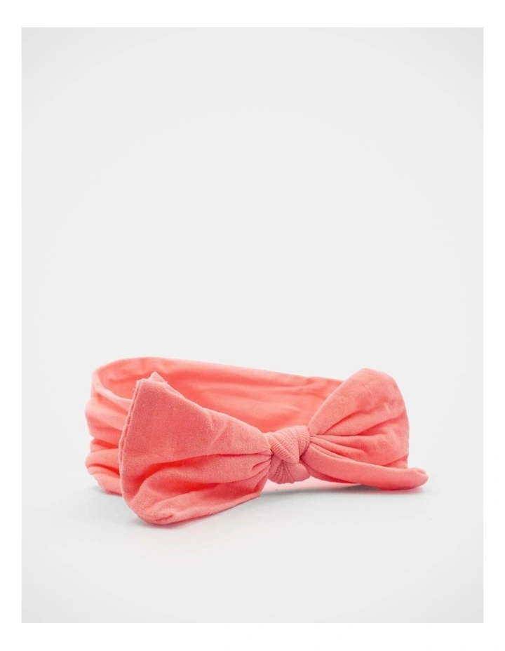 Bow Hair Wrap in Pink image 3