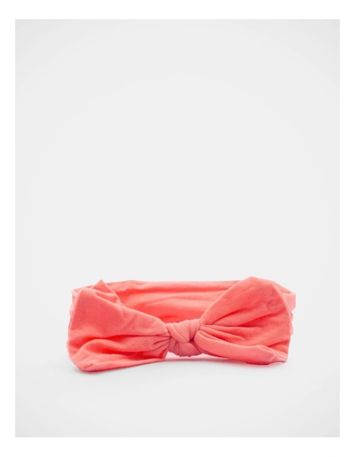 Bow Hair Wrap in Pink image 4