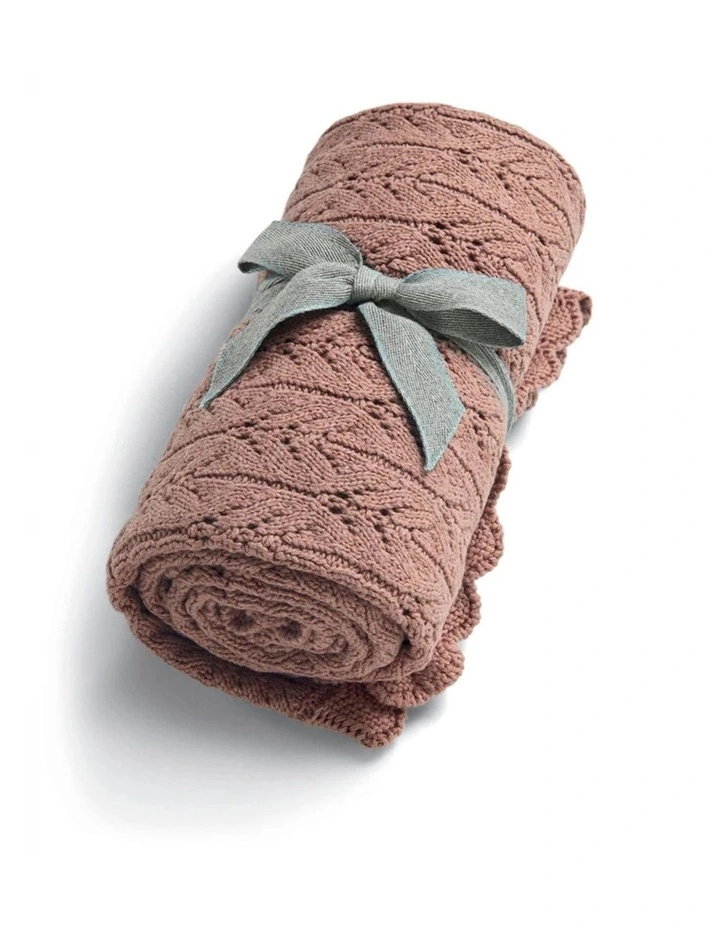 Welcome to the World Wildflower Knitted Blanket in Multi image 1