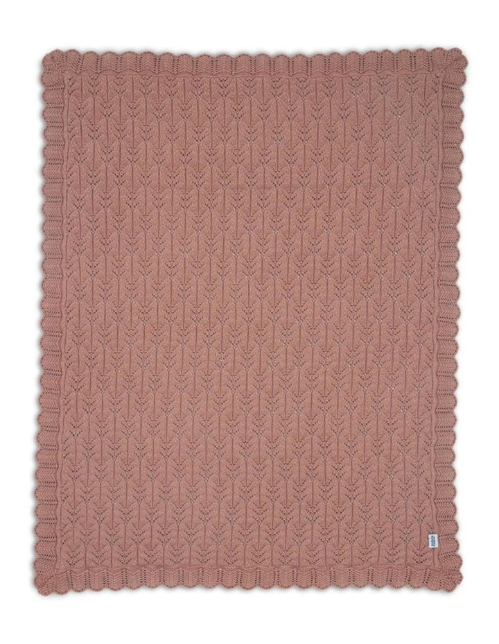 Welcome to the World Wildflower Knitted Blanket in Multi image 3