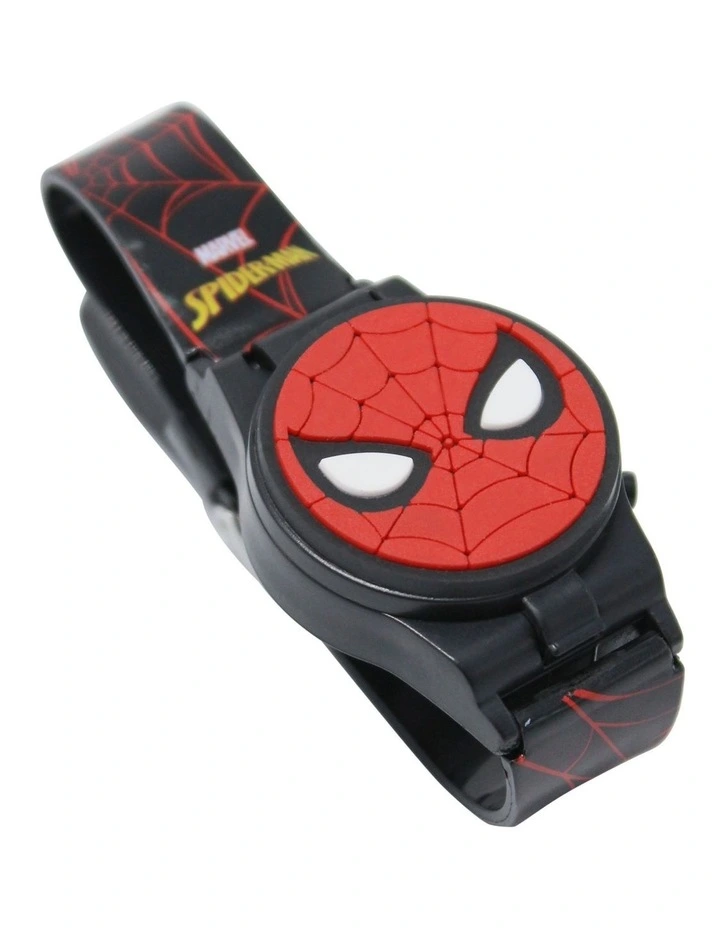 Silicone Flip Digital Watch in Multi image 1