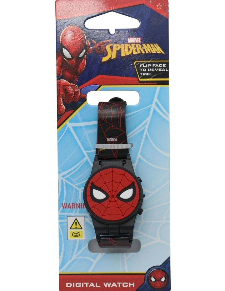 Silicone Flip Digital Watch in Multi image 4