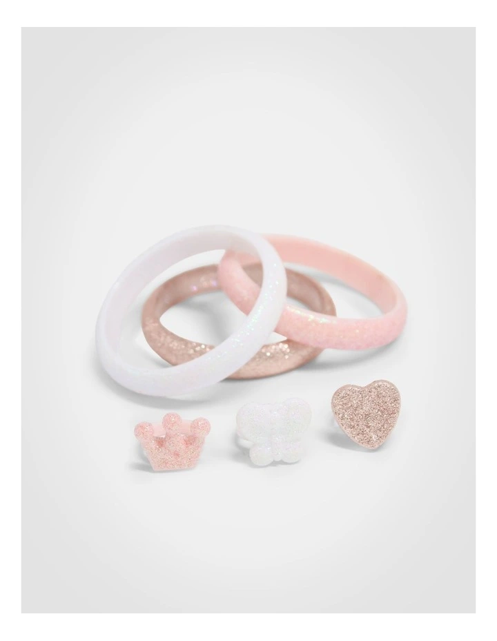 Glitter Bangles in Multi image 1