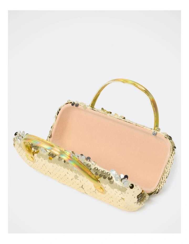 Sequin Sunglasses Case in Multi image 2