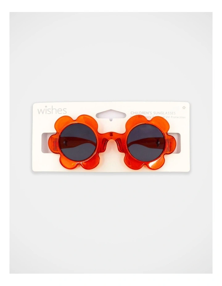 Flower Shaped Sunglasses in Red image 2