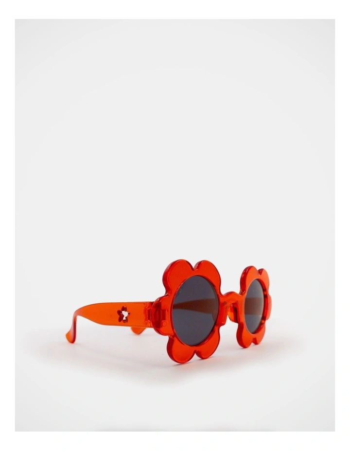 Flower Shaped Sunglasses in Red image 3