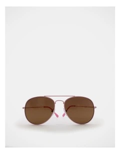 Aviator Sunglasses in Pink