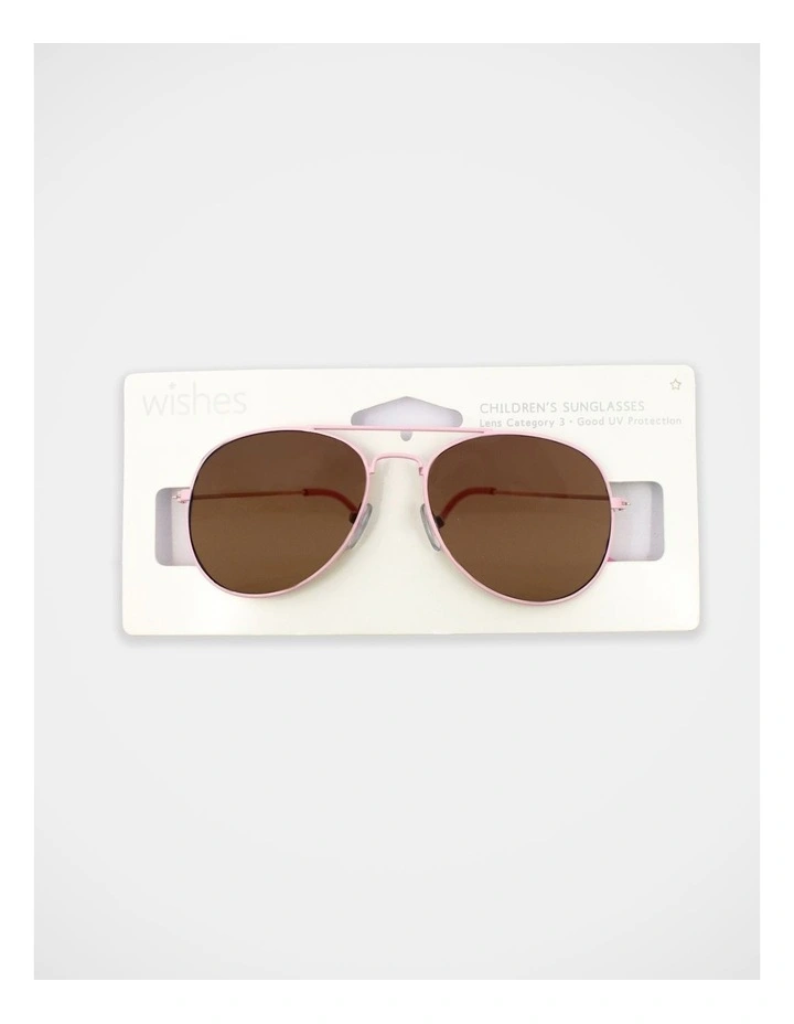 Aviator Sunglasses in Pink image 2