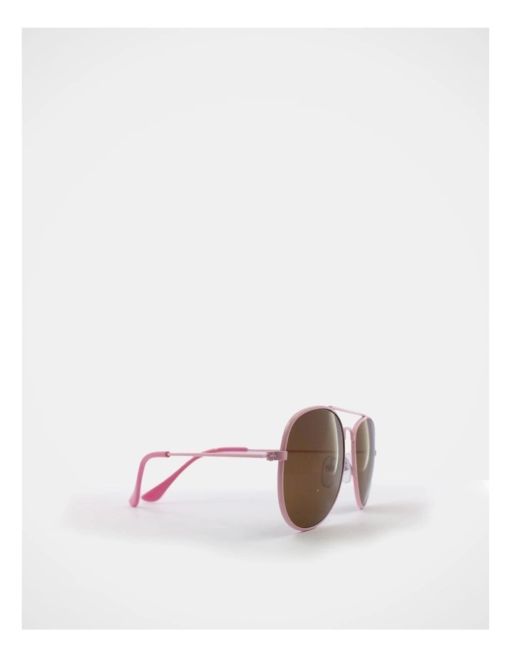 Aviator Sunglasses in Pink image 4