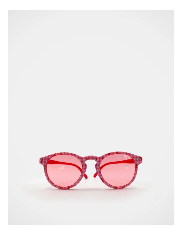 Gingham Cherry Fashion Glasses in Multi image 1