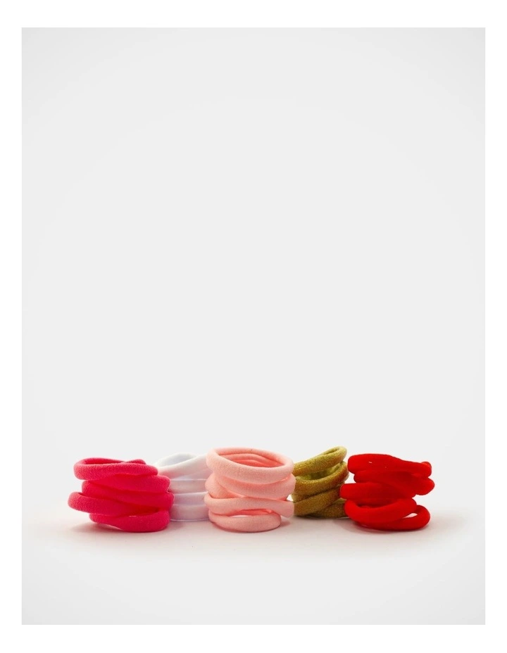 Nylon Hairtie 25 Pack in Multi image 4