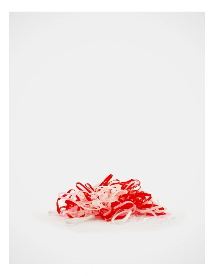 Silicone Hairties 160 Pack in Multi image 3