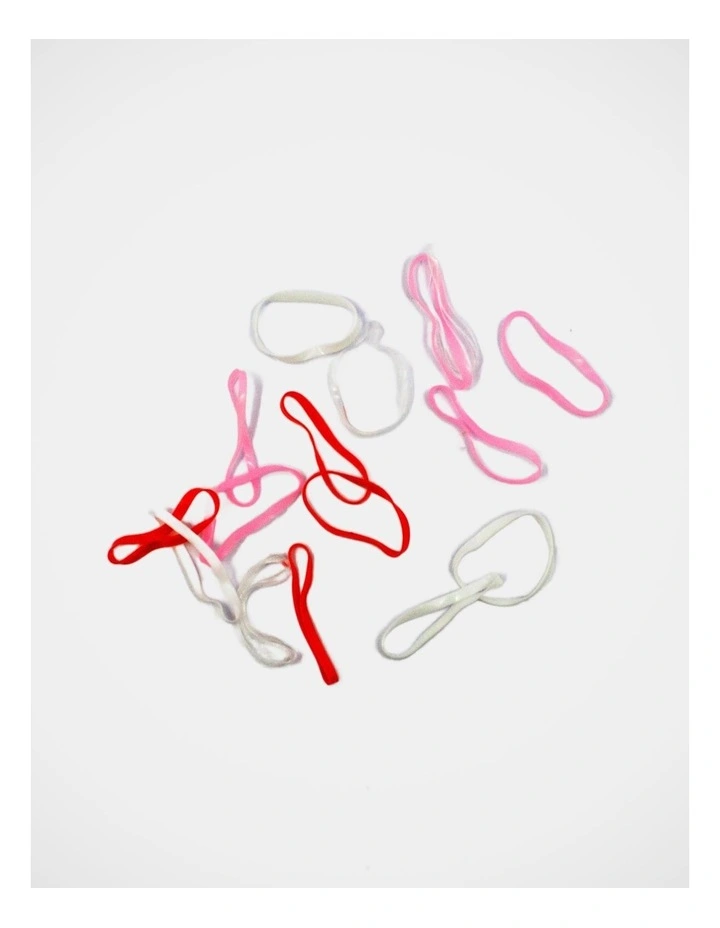 Silicone Hairties 160 Pack in Multi image 4