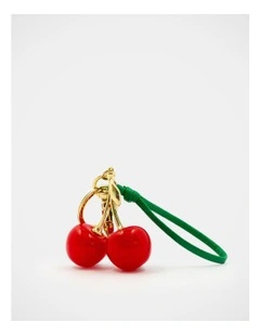 Cherry Keyring in Multi
