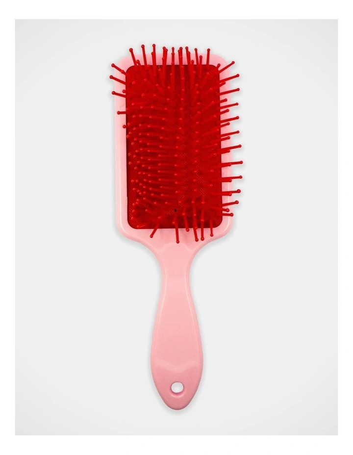 Gingham Cherry Printed Hairbrush in Multi image 2