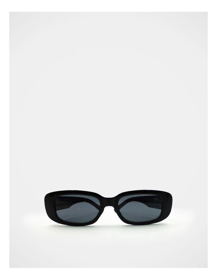 Mamma And Mini Rectangle Sunglass Set in Black image 3