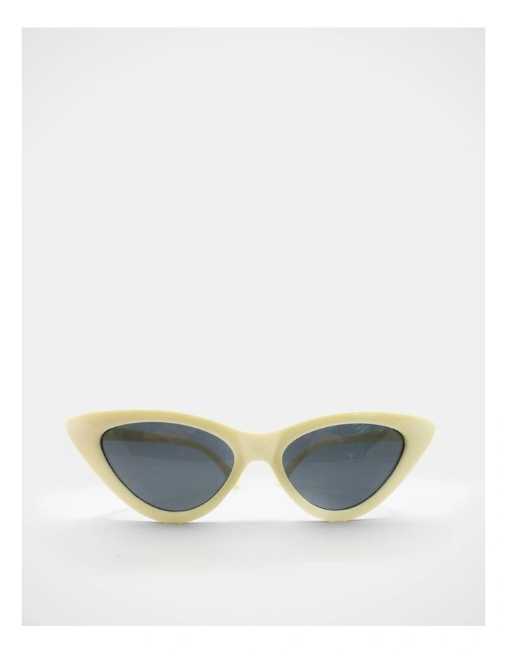 Mamma And Mini Cat Eyes Sunglass Set in Cream image 3