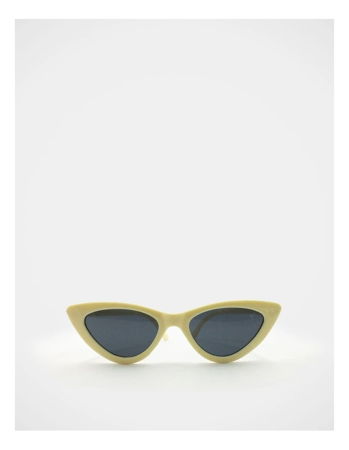 Mamma And Mini Cat Eyes Sunglass Set in Cream image 4
