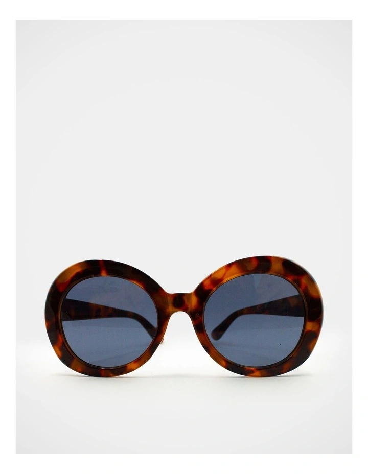 Mamma And Mini Oval Sunglass Set in Brown image 3