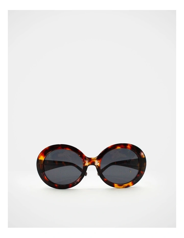 Mamma And Mini Oval Sunglass Set in Brown image 4