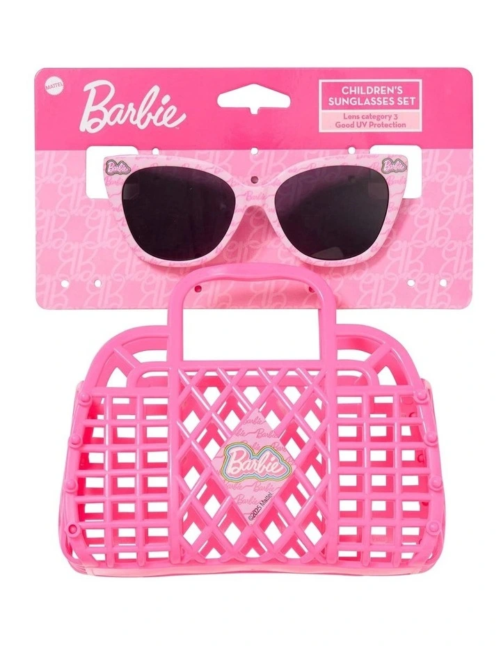 Sunglasses & Tote Bag Set in Pink image 2