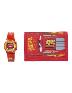 Watch & Wallet Set in Red
