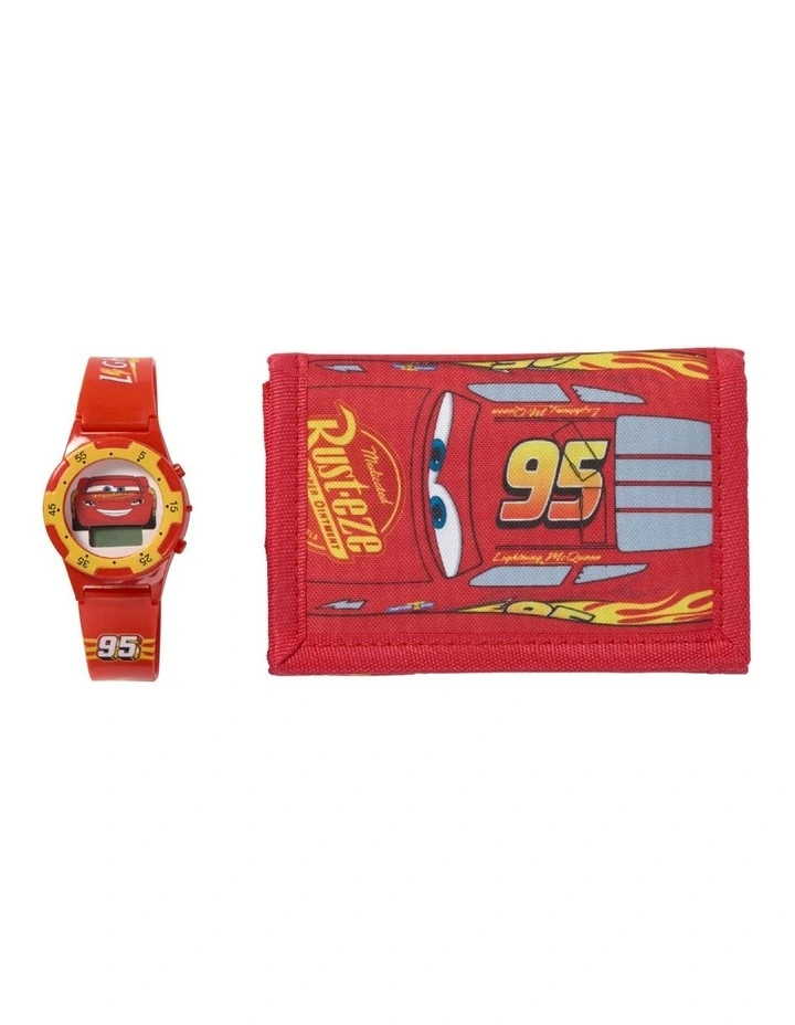 Watch & Wallet Set in Red image 1