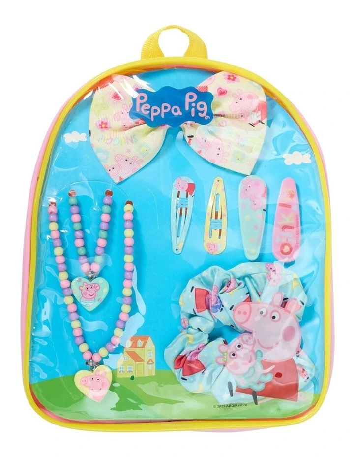 School Accessories Backpack Set in Multi image 1