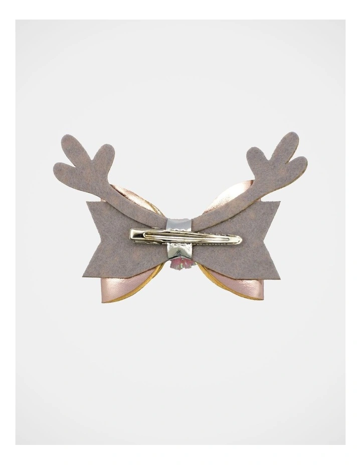 Christmas My Unicorn Single Hairclip in Multi image 3