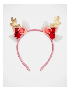 Christmas My Reindeer Alice Band in Multi
