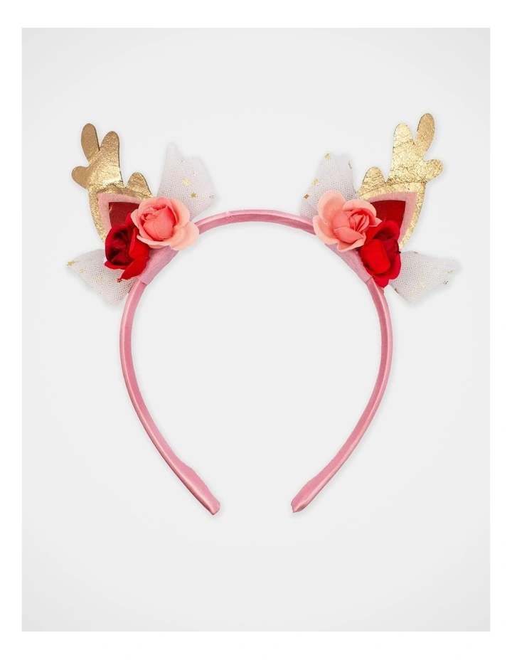 Christmas My Reindeer Alice Band in Multi image 1