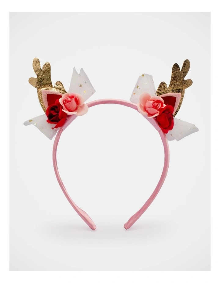 Christmas My Reindeer Alice Band in Multi image 3
