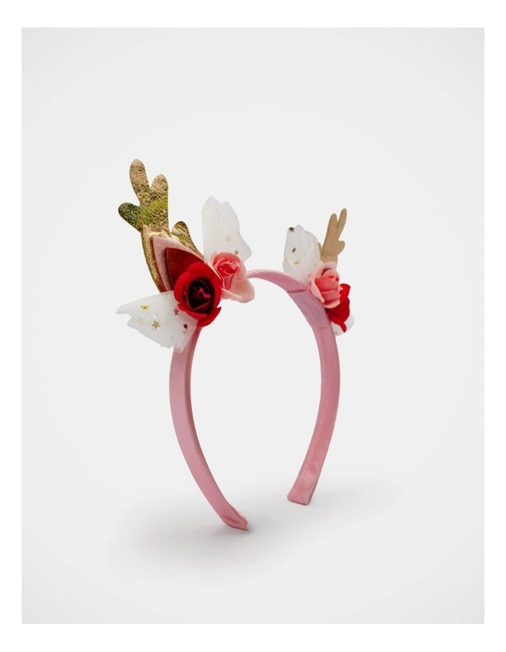 Christmas My Reindeer Alice Band in Multi image 4