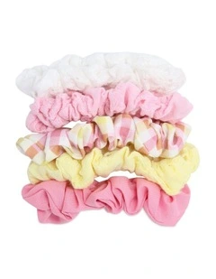 Brodarie Scrunchie 5 Pack in Multi