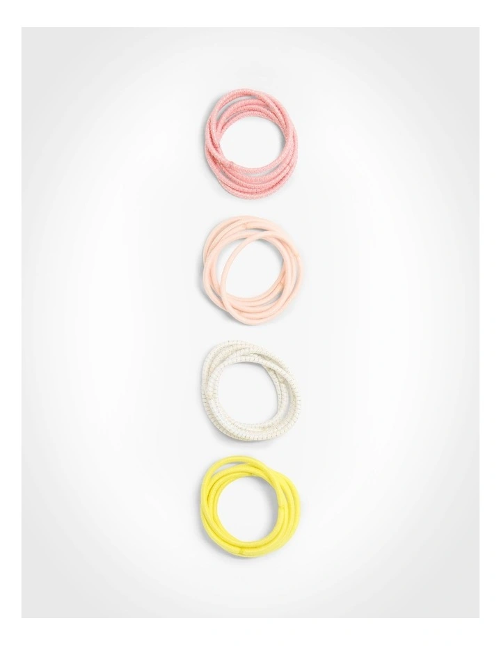 Bow Hairclip And Hairtie Set in Multi image 5