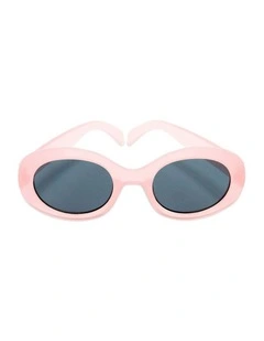 Pink Oval Sunglasses in Multi
