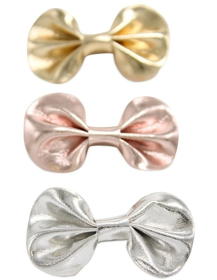 Bow Hairtie & Hairclip Set in Multi image 6